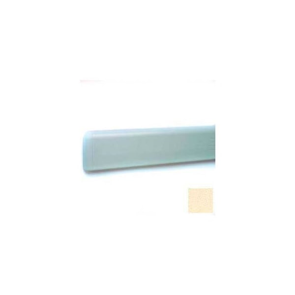 Pawling Wall Guard W/Rounded Top Edge, Aluminum Retainer, 4"H x 12'L, Pale Yellow WG-4-12-263 - main